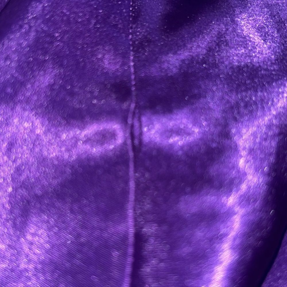 Vintage VS Gold Label Purple Embroidered Floral Lace Chemise Nightgown Slip - Picture 12 of 12